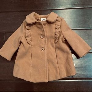 ❤️3/$30 Baby B’gosh Knee Length Ruffle Pea Coat